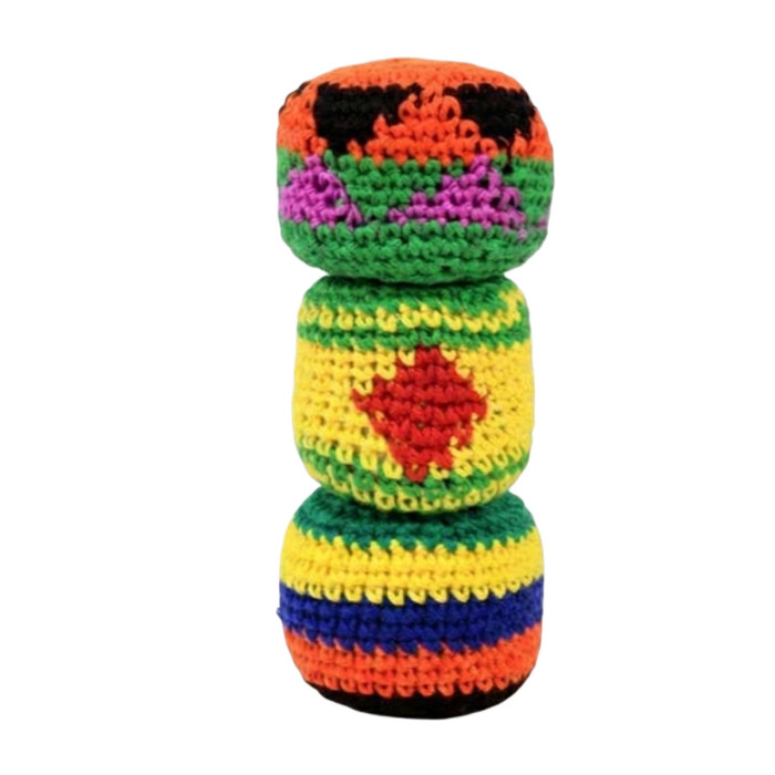 China Warehouse 102 pcs 1.97 inches knitted Footbag Sack