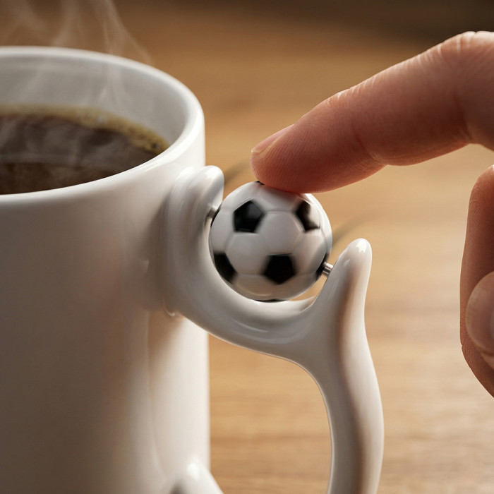 US Warehouse 11oz sublimation blanks Ceramic Mugs Cups Handle with Football