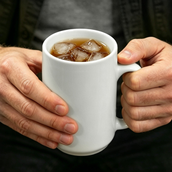 US Warehouse 15oz sublimation ceramic coffee mug with round Edge