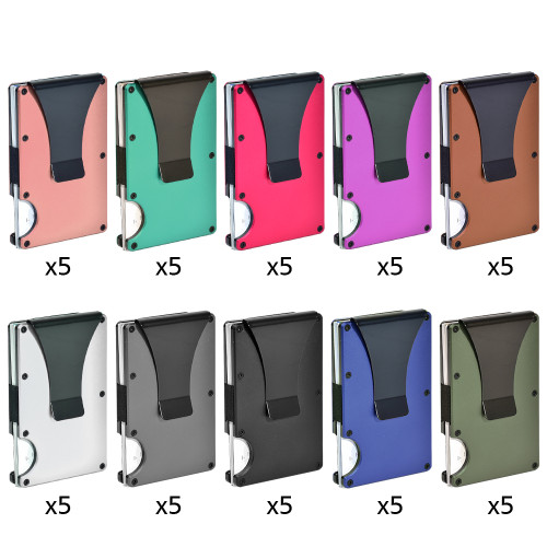 US Warehouse Aluminium alloy wallet
