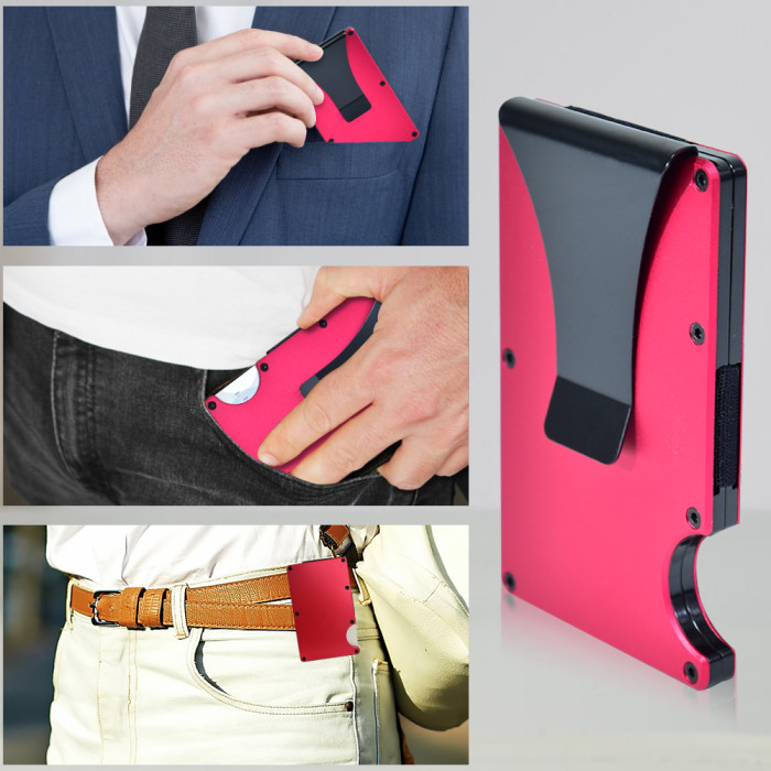 US Warehouse Aluminium alloy wallet