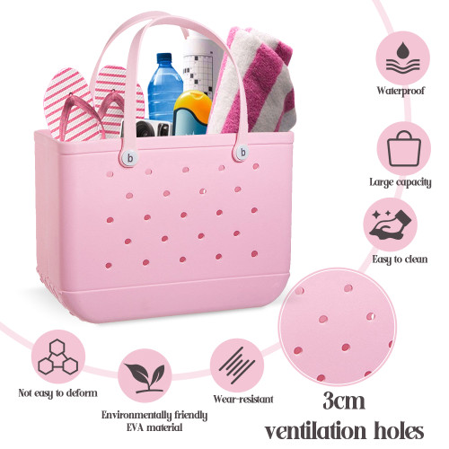US Warehouse Big Size EVA Beach Bag,Mixed Colors
