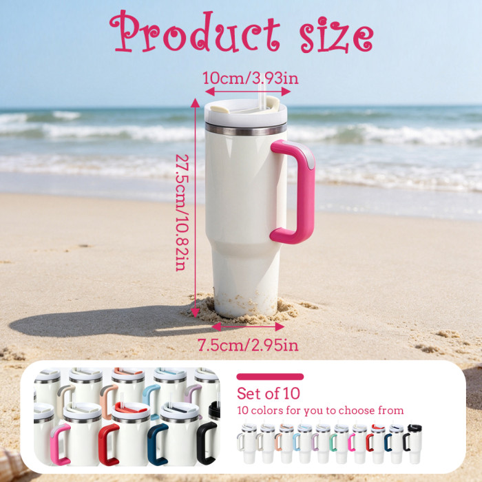 US Warehouse 40oz H2 Sublimation Tumbler with Colored Handle
