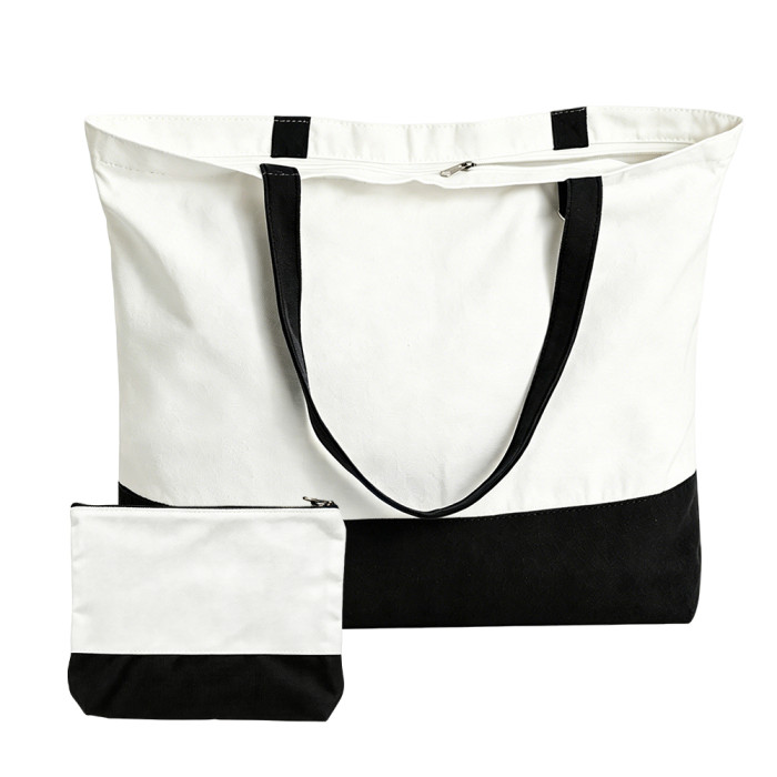 US Warehouse Sublimation Canvas Tote Bag Sets,mixed colors