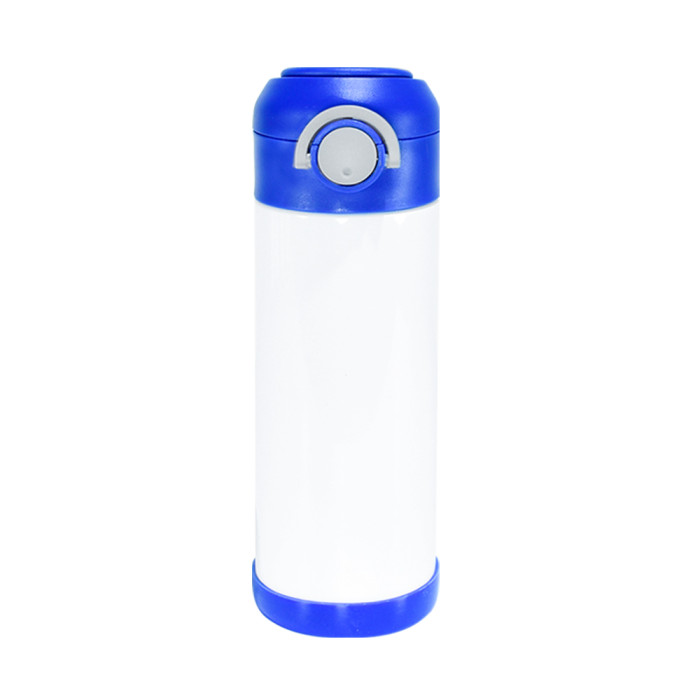 China Warehouse 50pcs Single Color 12oz Sublimation Straight Kids Bounce Tumbler water bottle