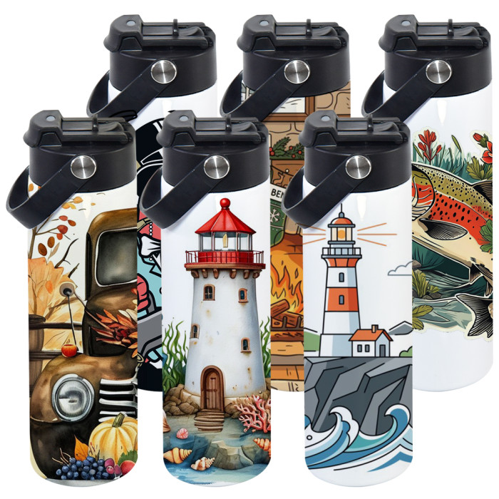 US Warehouse 20oz sublimation blanks tumbler with 2 in 1 Coffee lid