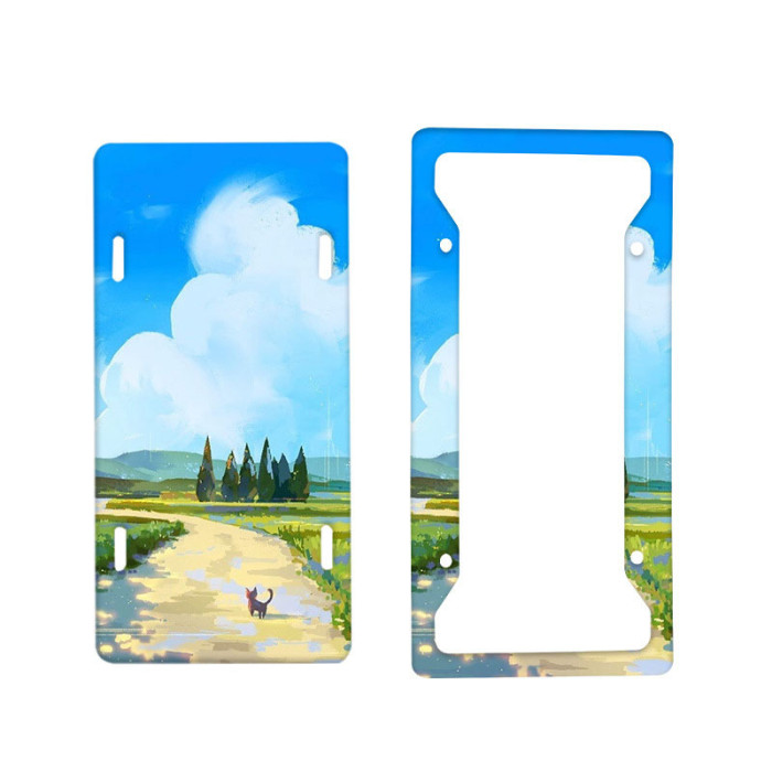 China Warehouse sublimation aluminum licence plate frame(Single side for sublimation)