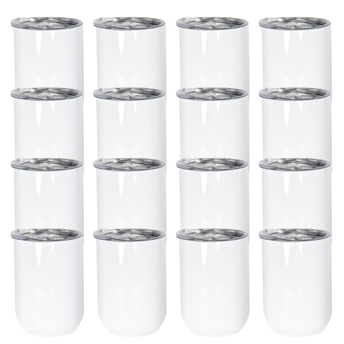 US Warehouse 12oz straight sublimation wine tumbler