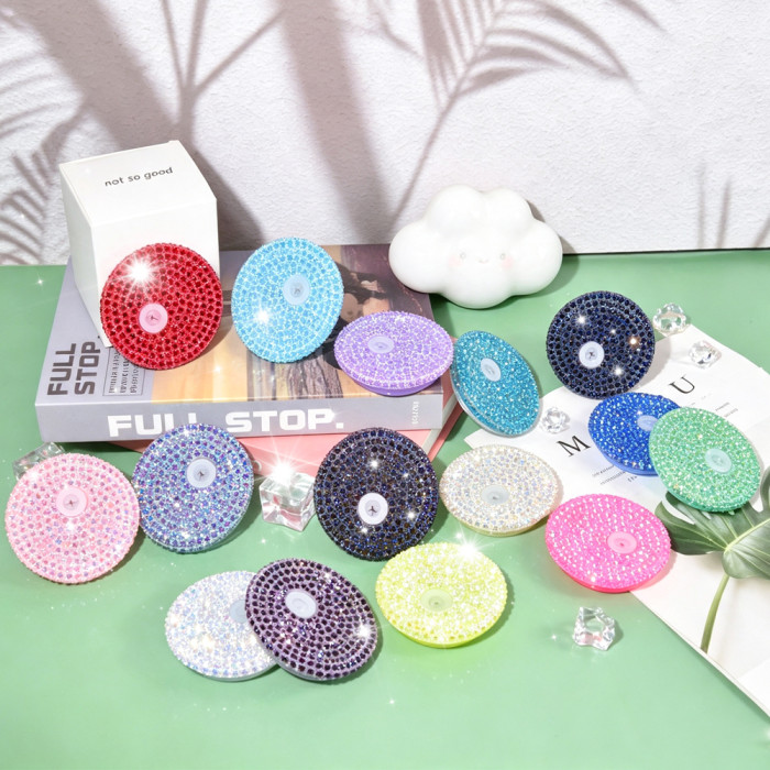 US Warehouse 2.95 inches Rhinestone Replacement Lids for 16oz/20oz Plastic/Glass Cup