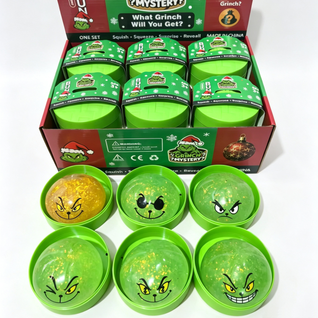 China Warehouse Glow in the dark Christmas Steamed stuffed bun Squeeze Squishy Toy Dumplings