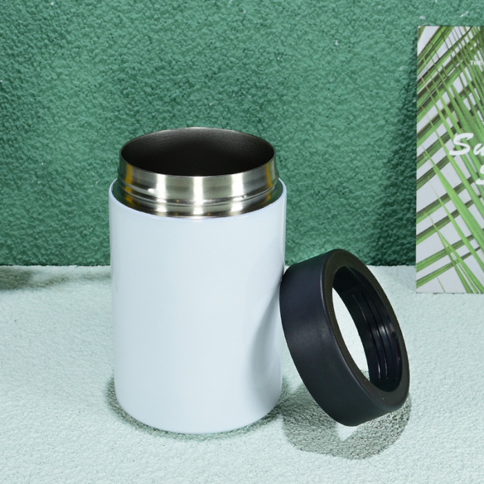 China Warehouse 12oz sublimation straight can cooler for 12oz short can