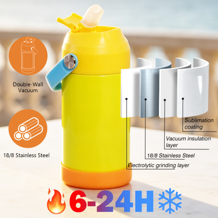 US Warehouse 12oz powder coated tumbler with Silicone sleeve