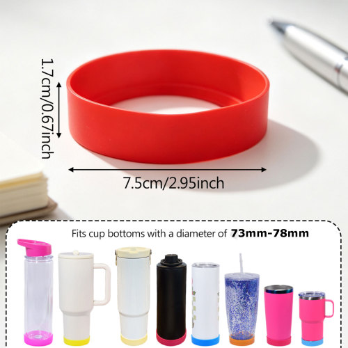 US Warehouse 2.95 inches Protective Cup Mat Silicone Sleeve Coasters