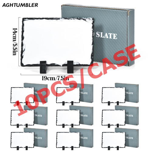 US Warehouse 6*8 in Sublimation blanks rock slate photo slate