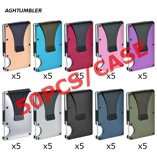 US Warehouse Aluminium alloy wallet