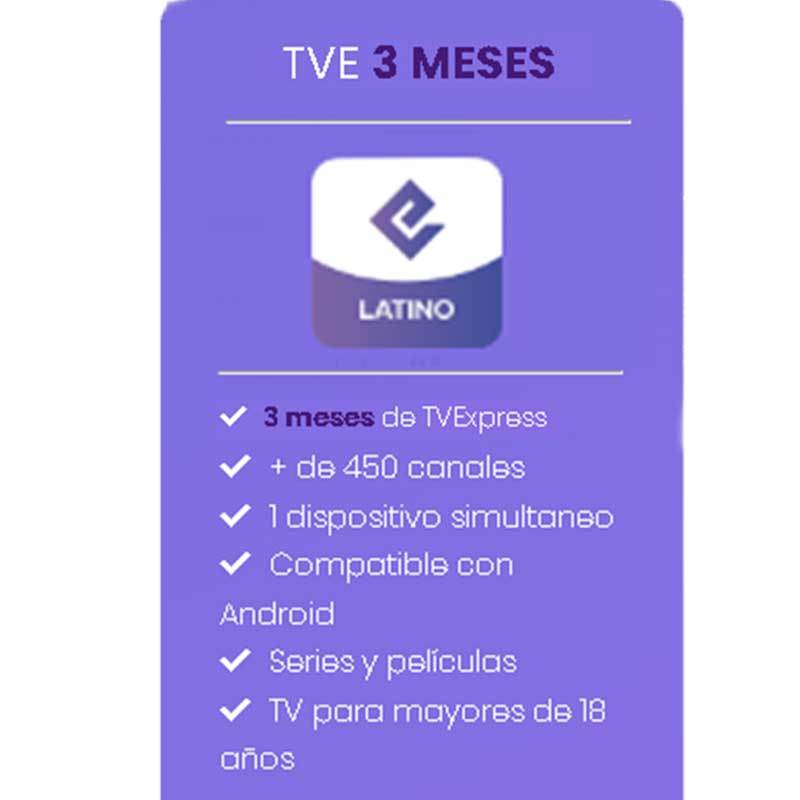 Recarga Tv Express México  90 Días