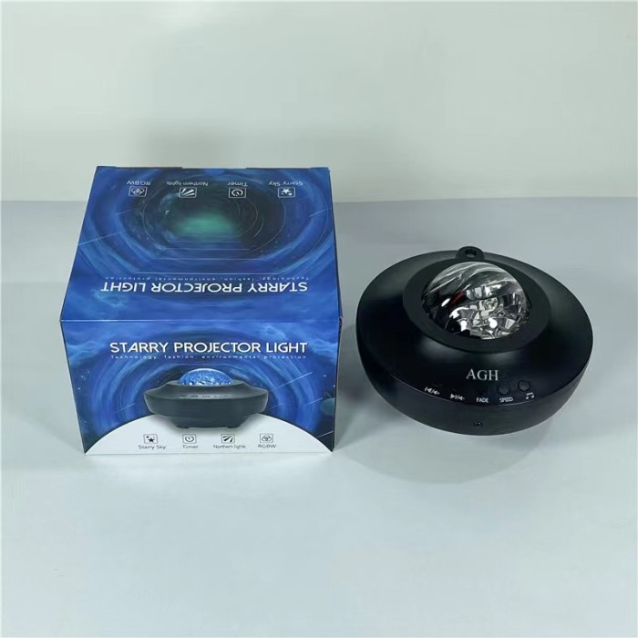 Locustsub Star Projector Galaxy Star Night Light 10 Color Music Starry Light Projector with Remote & Bluetooth, Borealis Light Projector for Bedroom Kids Adults