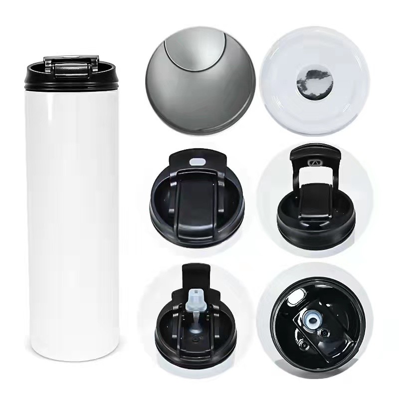 Locustsub Ready to ship 25pcs a case 20oz sublimation skinny tumbelr with 2 function lids