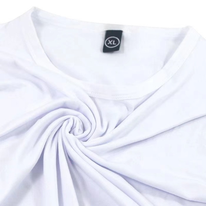 Locustsub Sublimation White Blank T-shirt USA warehouse,50pcs a case individual size
