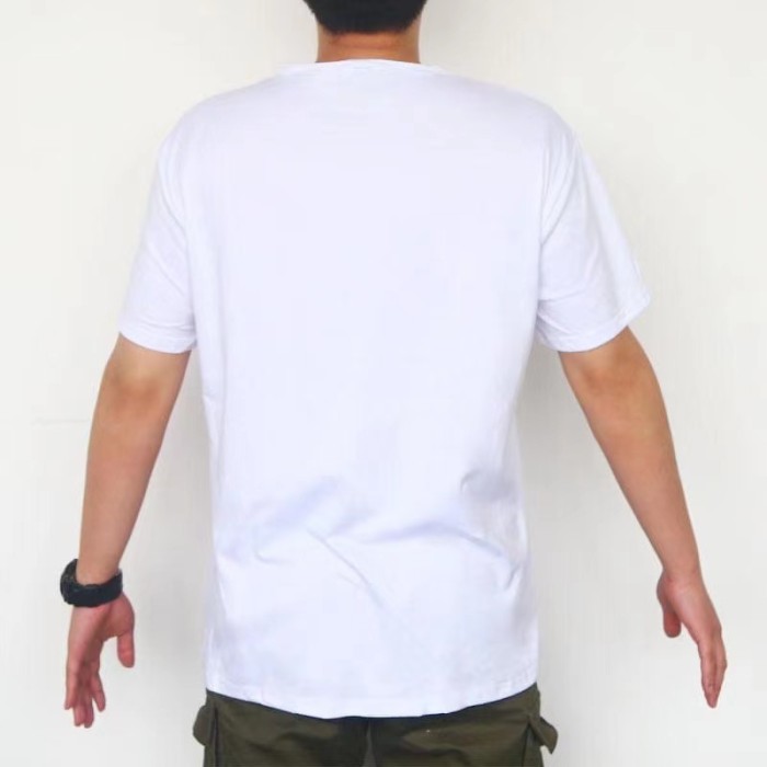 Locustsub Rady to ship Sublimation White Blank T-shirt USA warehouse,50pcs a case individual size