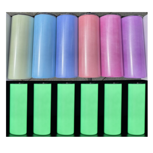Locustsub china  warehouse 20oz sub glow in the drak and UV 2 function skinny tumblers