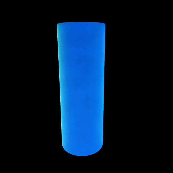 Locustsub Ready to ship 20oz White To Blue Glow in the dark skinny tumblers,25pcs/case