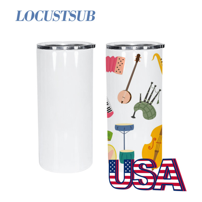 Locustsub Rady to ship  22oz sublimation straight fatty tumbler 30pcs a case