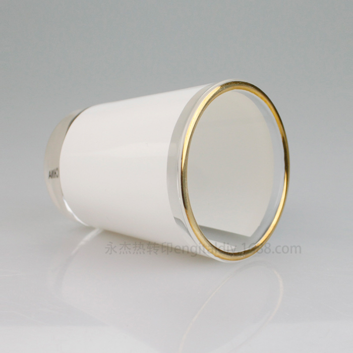 Locustsub Ready to ship 1.5oz sublimation shot glass with a gold line,144pcs a case