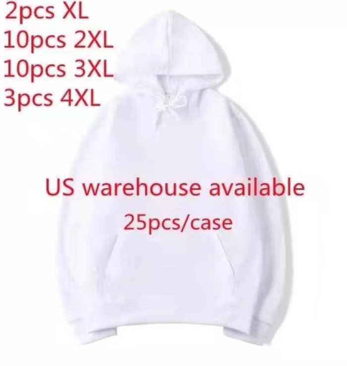Locustsub Ready to ship model materials sublimation hoodies,25pcs a case