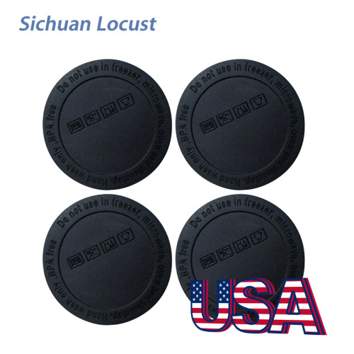 Sichuan Locust Shipping from china warehouse 56mm*1.8mm rubber bottom for 20oz/15oz/30oz straight skinny tumbler,200pcs a case