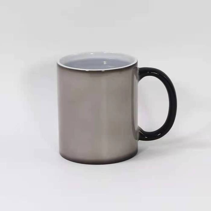 Locustsub 11oz mix color sublimation matte hot water color changing ceramic mug,36pcs a case