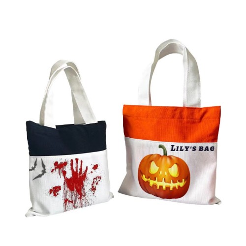 Locustsub 10.2inch*10.2inch mix color polyester sublimation DIY Holloween candy shipping bag