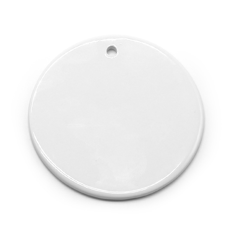 locustsub sublimation round mix shape ceramic 3inchs ornaments,100pcs/case