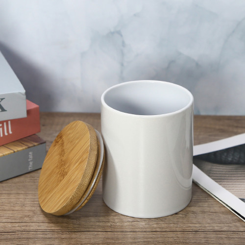 Locustsub ready to ship 11oz/15oz ceramic sublimation candle jar,36pcs is a case