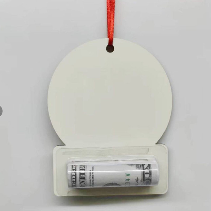 Locustsub new shape double sublimation money card holder,50pcs a case