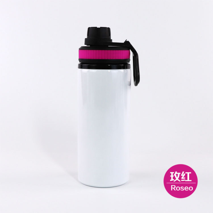 Locustsub 600ml mix color sublimation aluminium water bottle (single layer),25pcs a case(tumbler press only)