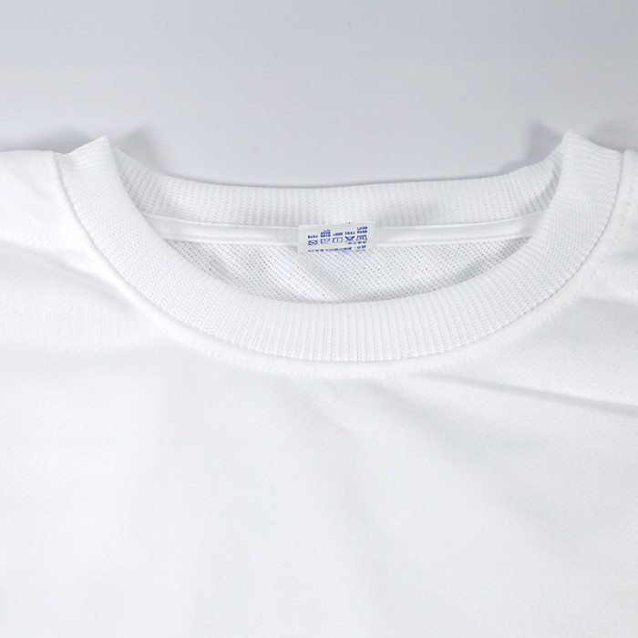 Locustsub 95% polyester mix size sublimation white sweatshirt,25pcs/case