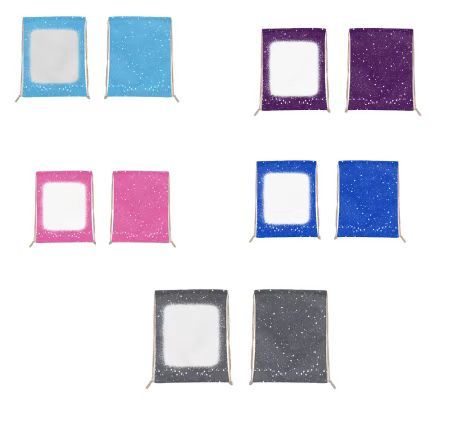 Locustsub USA warehouse mix size mix color sublimation drawstring,50pcs/case