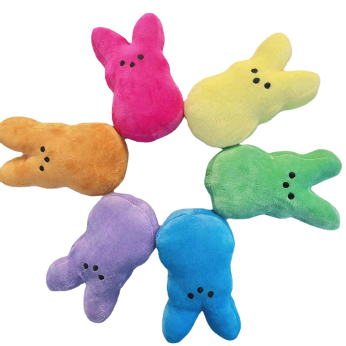 Sichuan Locust Chinese Warehouse Mix color 15/20cm Peeps Easter Bunny Stuffed Toys,25pcs/case