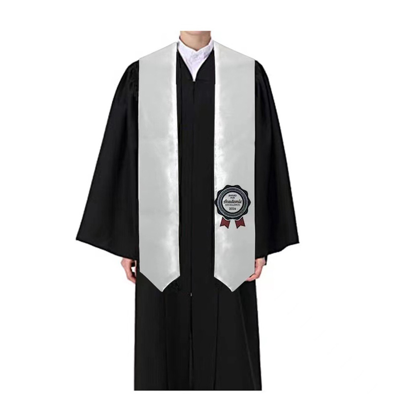 Locustsub US warehouse Sublimation Polyester Graduation Stoles,SIZE:152CM 50pcs/case