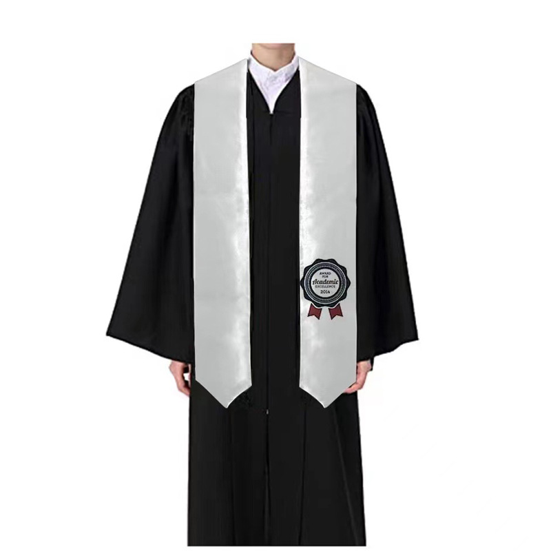 Locustsub US warehouse Sublimation Polyester Graduation Stoles,SIZE:152CM 100pcs/case