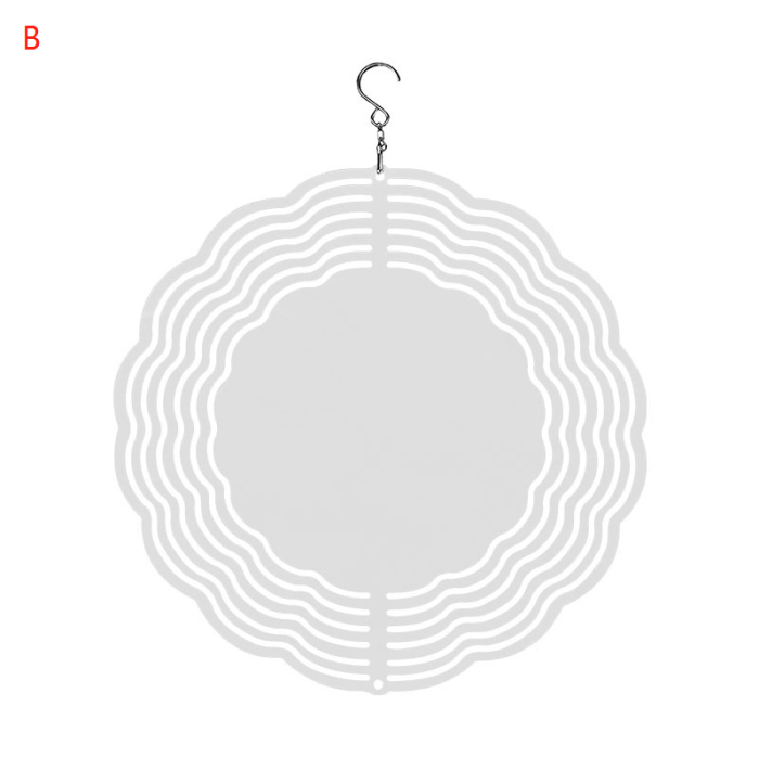 Locustsub US Warehouse Aluminum 10inch Sublimation Wind Spinner,20pcs/case