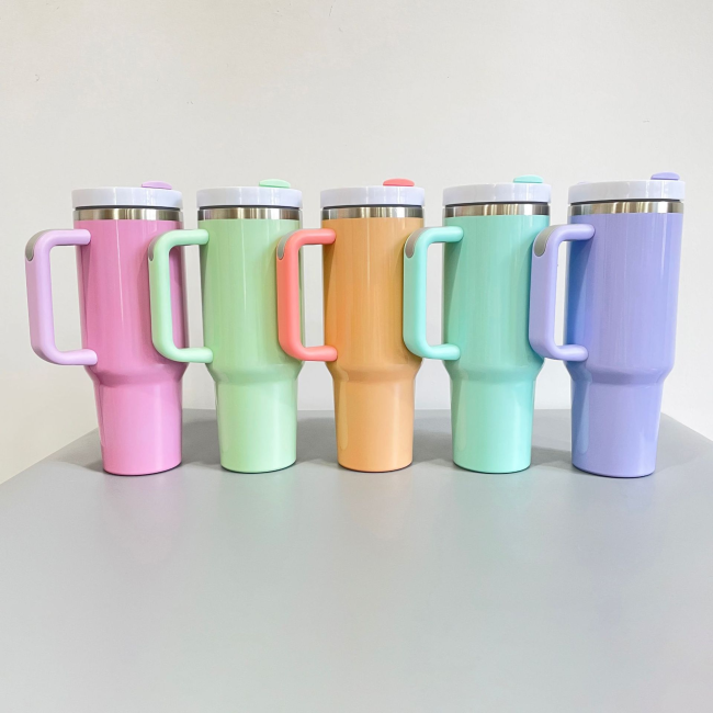 Locustsub Chinese Warehouse 40oz 2nd Mix Color Sublimation Color Stantly Mug,25pcs/case