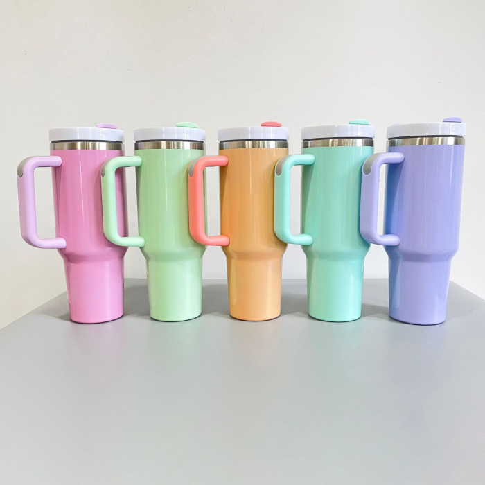 Locustsub Chinese Warehouse 40oz 2nd Mix Color Sublimation Color tumbler ,25pcs/case