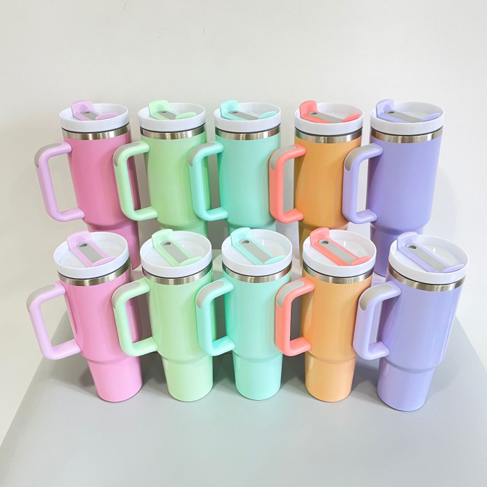 Locustsub Chinese Warehouse 40oz 2nd Mix Color Sublimation Color Stantly Mug,25pcs/case