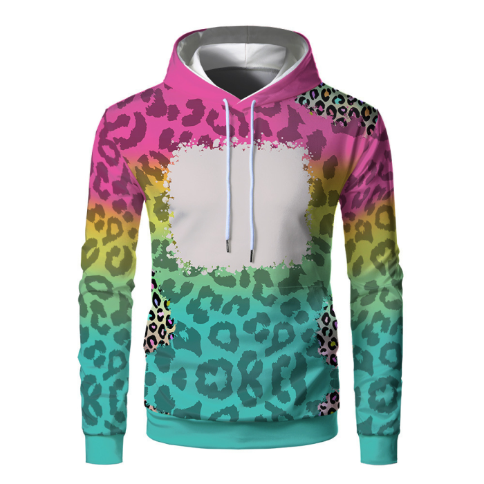 Locustsub US Warehouse Mix Style Halloween Printing Sub Blank Bleach Hoodies,25pcs/case