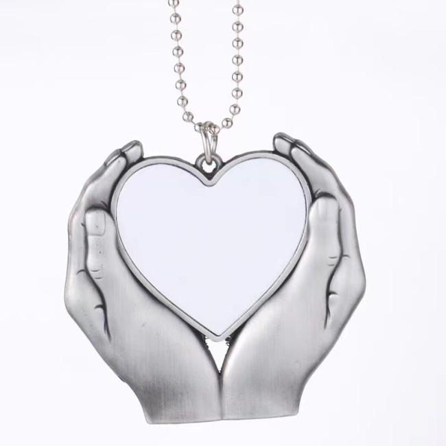 Locustsub China warehouse Sublimation Heart Shape Pendant 60pcs/case