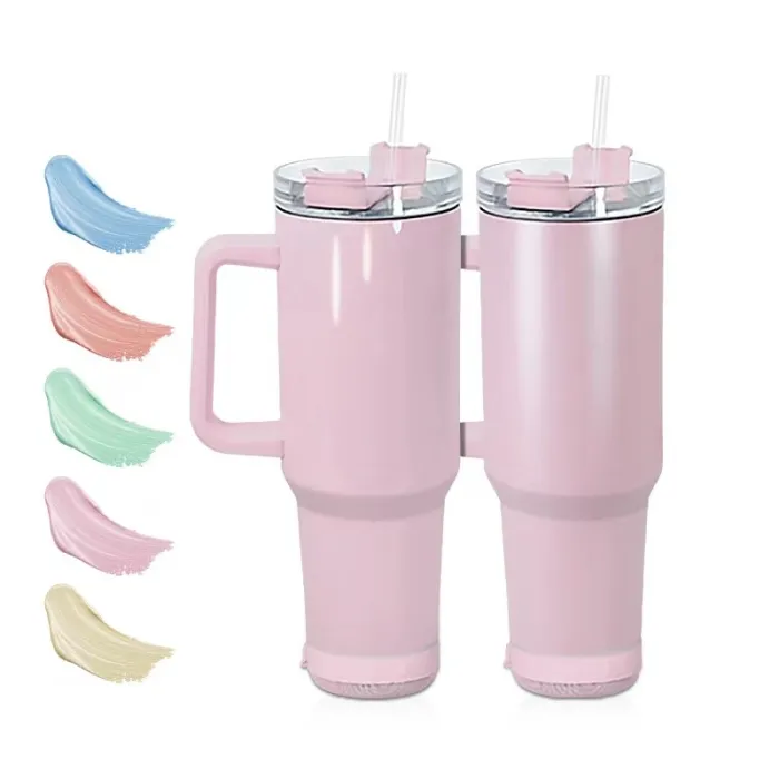 Locustsub 40OZ Mix Color Matte Sublimation Speaker Bluetooth Tumbler,15pcs/case