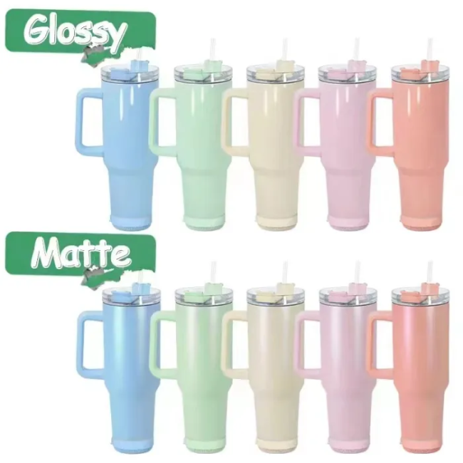 Locustsub 40OZ Mix Color Matte Sublimation Speaker Bluetooth Tumbler,15pcs/case