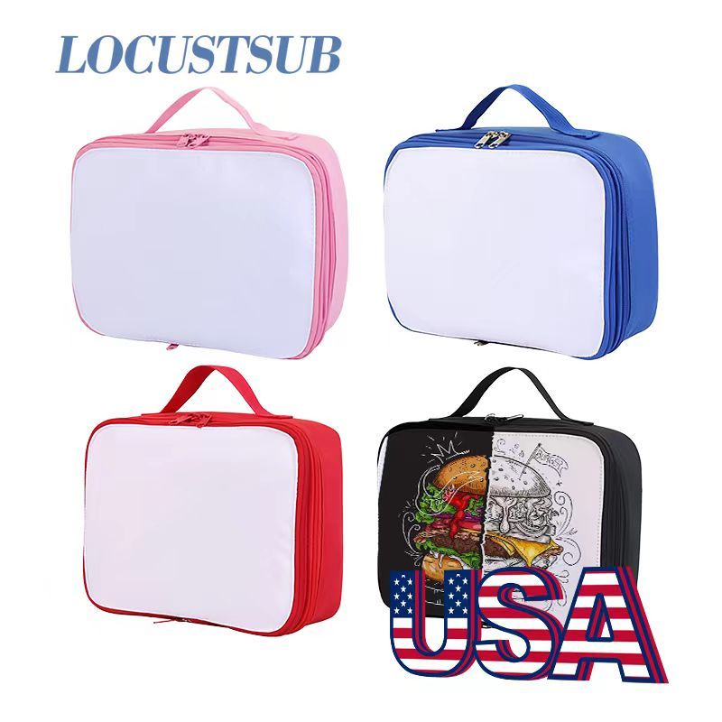 Locustsub Mix Color Sublimation Lunch Bag,20pcs/case